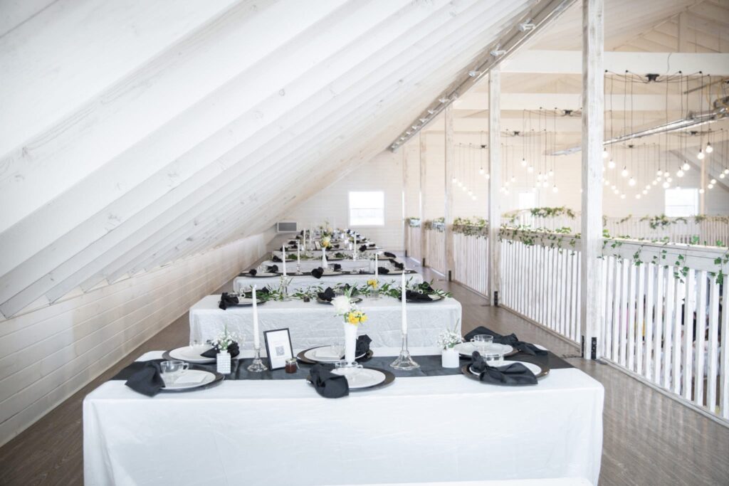 Tables in the loft